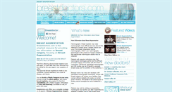 Desktop Screenshot of breastdoctors.com